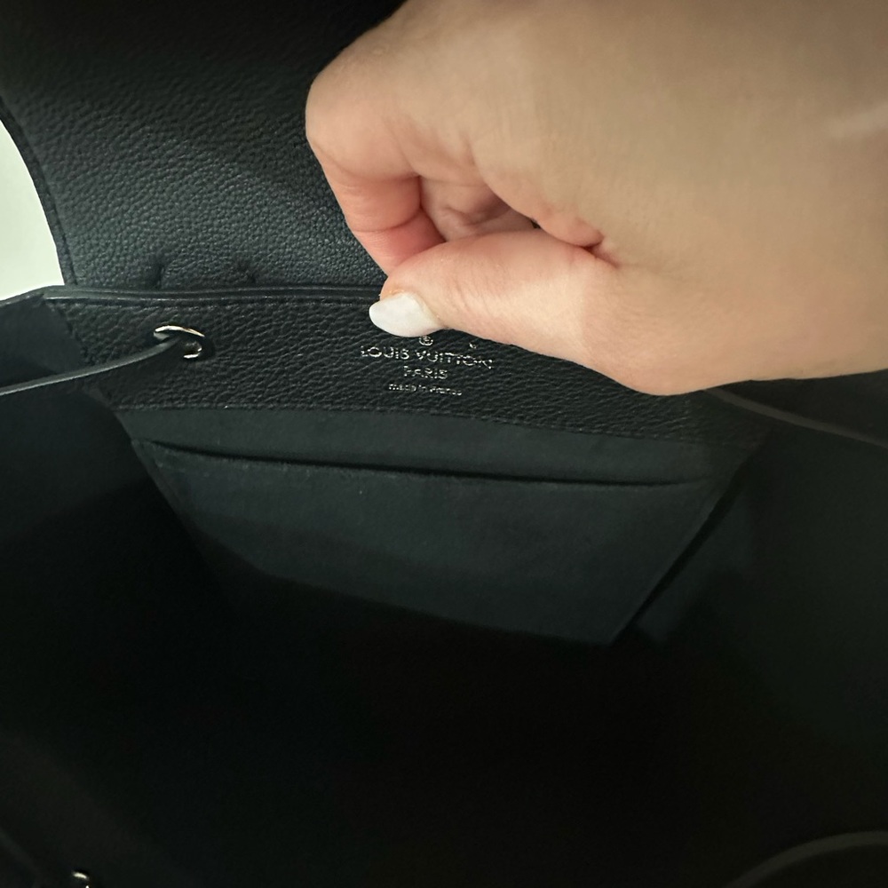 Louis Vuitton Black Leather Top-Handle Backpack - Picture 6 of 9